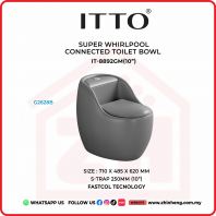 ITTO SUPER WHIRLPOOL CONNECTED TOILET BOWL IT-8892GM(10") FASTCOL TECNOLOGY ITTO SUPER WHIRLPOOL CONNECTED TOILET BOWL IT-8892GM(10") FASTCOL TECNOLOGY