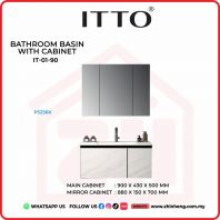        ITTO BATHROOM BASIN WITH CABINET  IT-01-90