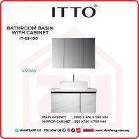        ITTO BATHROOM BASIN WITH CABINET  IT-03-100