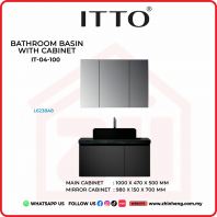        ITTO BATHROOM BASIN WITH CABINET  IT-04-100