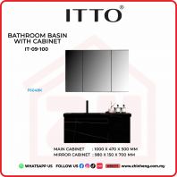 ITTO BATHROOM BASIN WITH CABINET IT-09-100