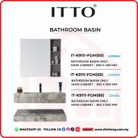 ITTO BATHROOM BASIN ONLY IT-K9111-FGM(50) + IT-K9111-FGM(65) + IT-K9111-FGM(85)