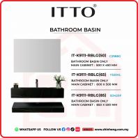 ITTO BATHROOM BASIN ONLY  IT-K9111-RBLG(50) + IT-K9111-RBLG(60) + IT-K9111-RBLG(85)