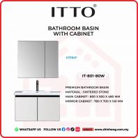 ITTO BATHROOM BASIN WITH CABINET IT-801-80W