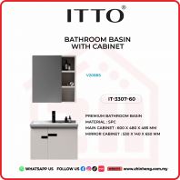        ITTO BATHROOM BASIN WITH CABINET IT-3307-60