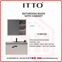        ITTO BATHROOM BASIN WITH CABINET IT-3307-80