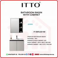               ITTO BATHROOM BASIN WITH CABINET IT-3301LED-60