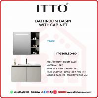               ITTO BATHROOM BASIN WITH CABINET IT-3301LED-80