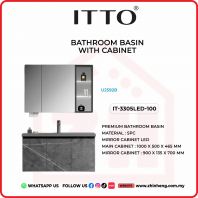               ITTO BATHROOM BASIN WITH CABINET IT-3305LED-100