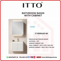                      ITTO BATHROOM BASIN WITH CABINET IT-3309LED-60