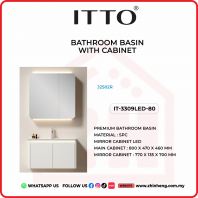               ITTO BATHROOM BASIN WITH CABINET IT-3309LED-80