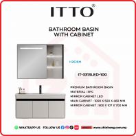        ITTO BATHROOM BASIN WITH CABINET IT-3313LED-100
