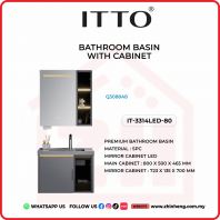        ITTO BATHROOM BASIN WITH CABINET IT-3314LED-80