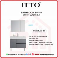       ITTO BATHROOM BASIN WITH CABINET IT-3321LED-80
