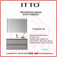 ITTO BATHROOM BASIN WITH CABINET IT-2533LED-100