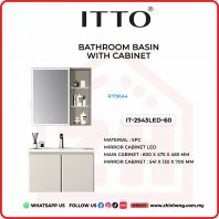        ITTO BATHROOM BASIN WITH CABINET IT-2543LED-60