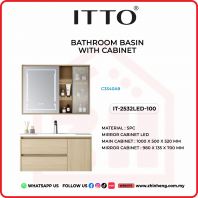 ITTO BATHROOM BASIN WITH CABINET IT-2532LED-100