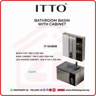 ITTO BATHROOM BASIN WITH CABINET IT-WJ808