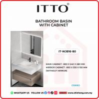        ITTO BATHROOM BASIN WITH CABINET IT-WJ816-80