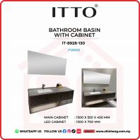        ITTO BATHROOM BASIN WITH CABINET IT-8928-130