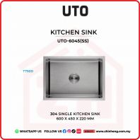 UTO 304 SINGLE KITCHEN SINK UTO-6045(SS)