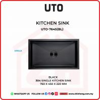        UTO 304 SINGLE KITCHEN SINK UTO-7645(BL)