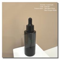 50ml Black Glossy Glass Dropper Bottle - GDB 024 50ml Black Glossy Glass Dropper Bottle - GDB 024