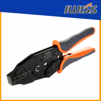 IWISS HS-35WF Ratchet Crimping Tool for 10mm �C 35mm (AWG 8�C2) Cord End Terminals - Square Crimp