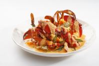Salted Egg Yolk with Crab