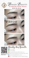 V-BROW latest stroke eyebrow technique using machine. 