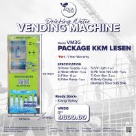 VM3G + Apply KKM LESEN AQUA SHOP WATER VENDING MACHINE