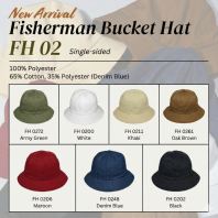 FH02 �� OREN SPORT CLASSIC FISHERMAN BUCKET HAT (SINGLE SIDED) [NEW PRODUCT 2026]