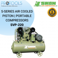 SVP-202 SWAN S-SERIES AIR COOLED PISTON | PORTABLE AIR COMPRESSORS | *PRICE ON REQUEST*