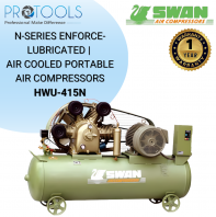 HWU-415N N-SERIES ENFORCE- LUBRICATED |  AIR COOLED PORTABLE AIR COMPRESSORS | *PRICE ON REQUEST*