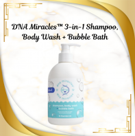 DNA Miracles™ 3-in-1 Shampoo, Body Wash + Bubble Bath