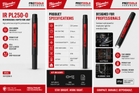 Internal Rechargeable 250 Max Lumens Pen Light