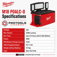 Milwaukee M18 POALC-0