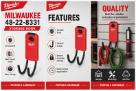 PACKOUT™ 6" Large Curved Utility Hook