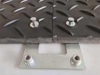 HDPE Floor protection mat with joints