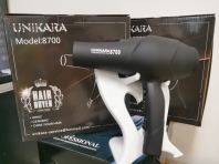 UNIKARA 8700 IONIC HAIR DRYER BLACK/RED
