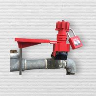 VSAFEMKT | LUV02 | Universal Valve Lockout with Arm | Adjustable Valve Handle Lockout for Lockout Tagout Safety