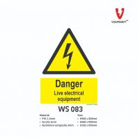 VSAFEMKT - WS 083 - DANGER live electrical equipment
