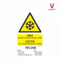 VSAFEMKT - WS 098 - AWAS Keadaan suhu pembekuan rendah