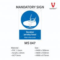 MS 047 - Gunakan penutup kasut-80