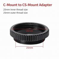 Microscope C-Mount to CS-Mount Adapter 
