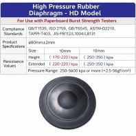 Rubber Diaphragm For Bursting Strength Tester