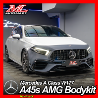 Mercedes Benz A Class W177 Hatchback to A45s AMG Bodykit Conversion