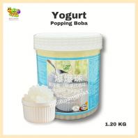 Yogurt Popping Boba Tub 1.2kg  �Ÿ񱬱���