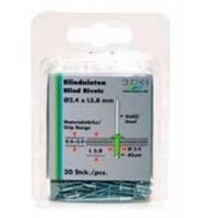 BLIND RIVET SET IN BLISTER PACKING - 1262-24-1 - 1262-48-1 BLIND RIVET SET IN BLISTER PACKING - 1262-24-1 - 1262-48-1