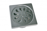 SLINE STAINLESS STEEL GRATING AND WASTE (4 INCHES x 4 INCHES) - 00433B (V) SLINE STAINLESS STEEL GRATING AND WASTE (4 INCHES x 4 INCHES) - 00433B (V)